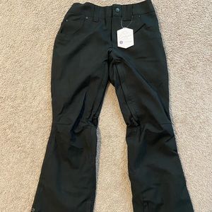 With Tag! Brand new glacier pant solid black 10K - Snowboarding or skiing pants